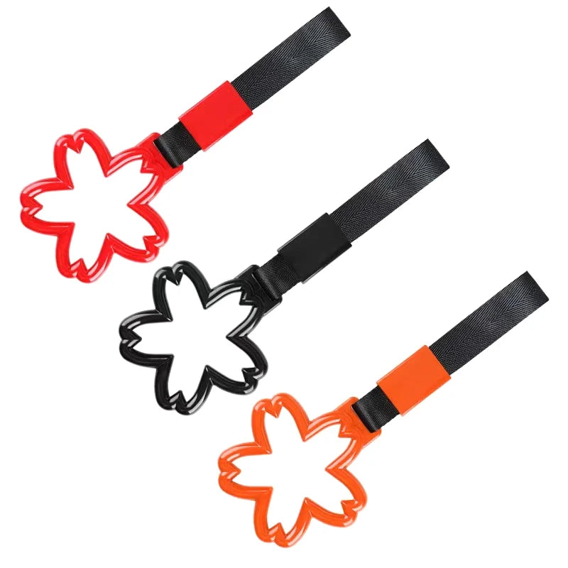 JDM Train Bus Handle Hand Strap Ring Heart Styling Drift Charm Auto