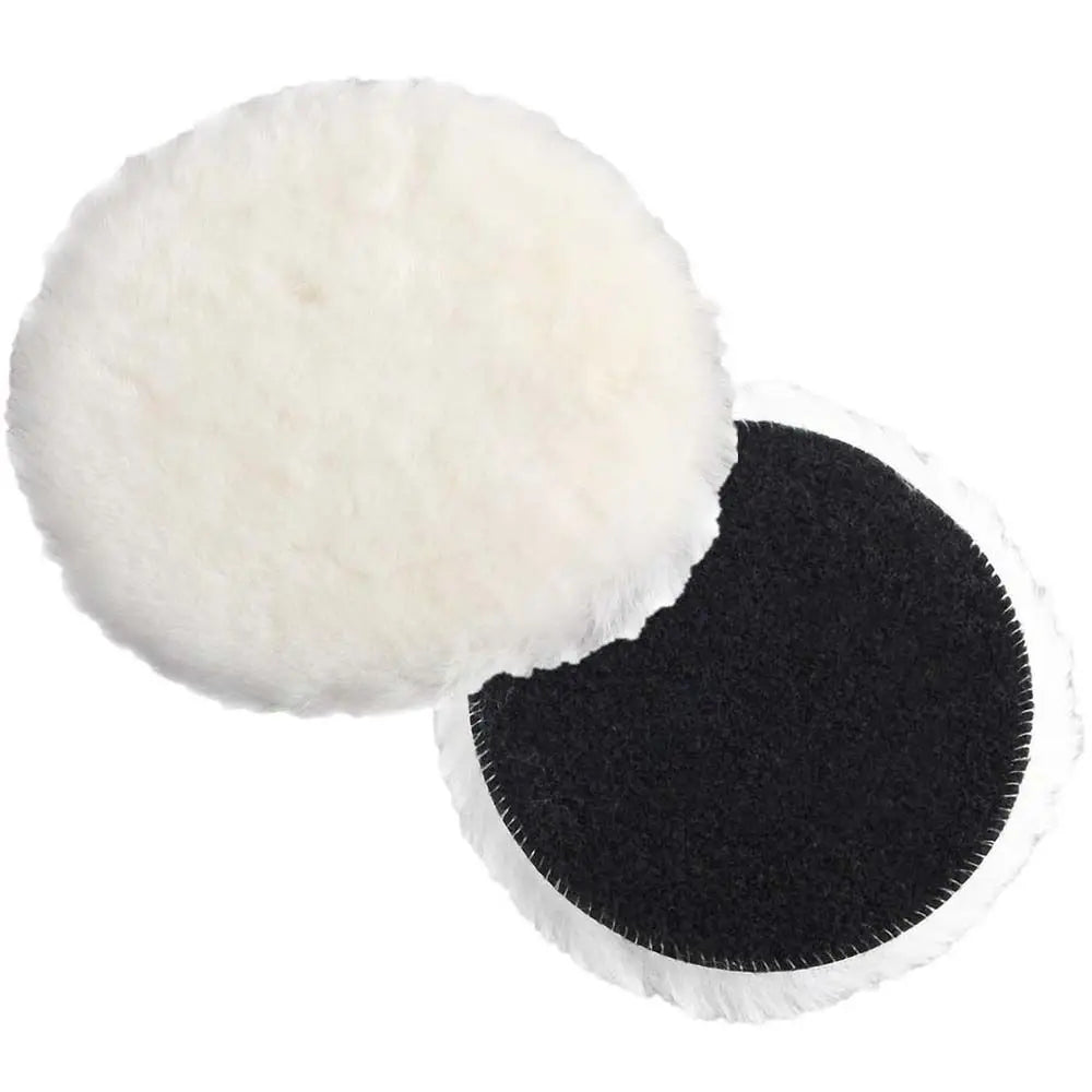 Reusable 3/4/5/6/7 Inches Waxing Buffing Paint Care Car Polishing Disc Self-Adhesive Disc Car Beauty Tool Wool Sponge Pad Zpaxo