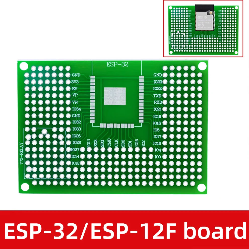 ESP32 Dual-Core WiFi Bluetooth Wireless Module - Full Series: ESP-32U/ESP32-S/ESP32-C2/ESPC2-12/ESP32-S3-N16R8 Zpaxo ESP-32 ESP-12F board