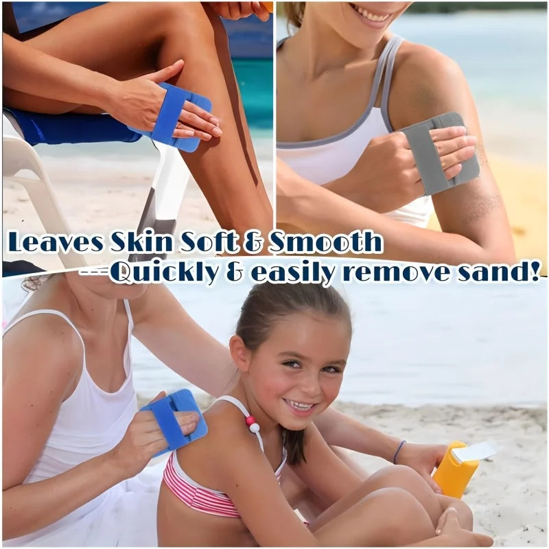 Sand Removal Beach Bags Powder Outdoor Gloves Brush
