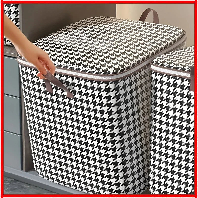 Large Foldable Storage Box – Dustproof Clothes & Quilt Organizer Foldable Storage Box Zpaxo