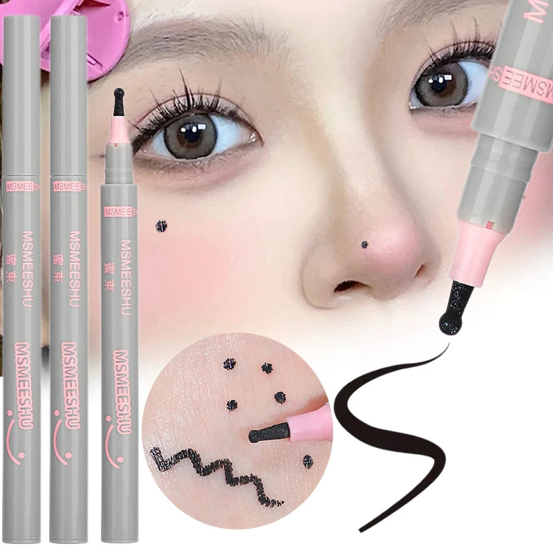 Fake Freckles Pen Round Head Natural Fast Drying Waterproof Mole