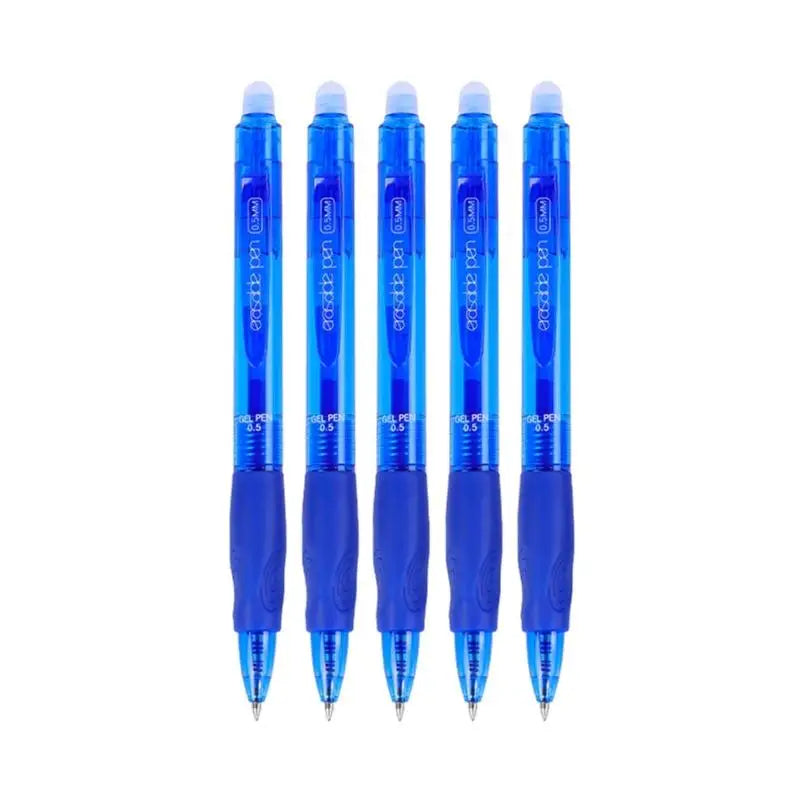 Y1UB Erasable Gel Pen Retractable Inks Note Taking Journaling Zpaxo Blue CN