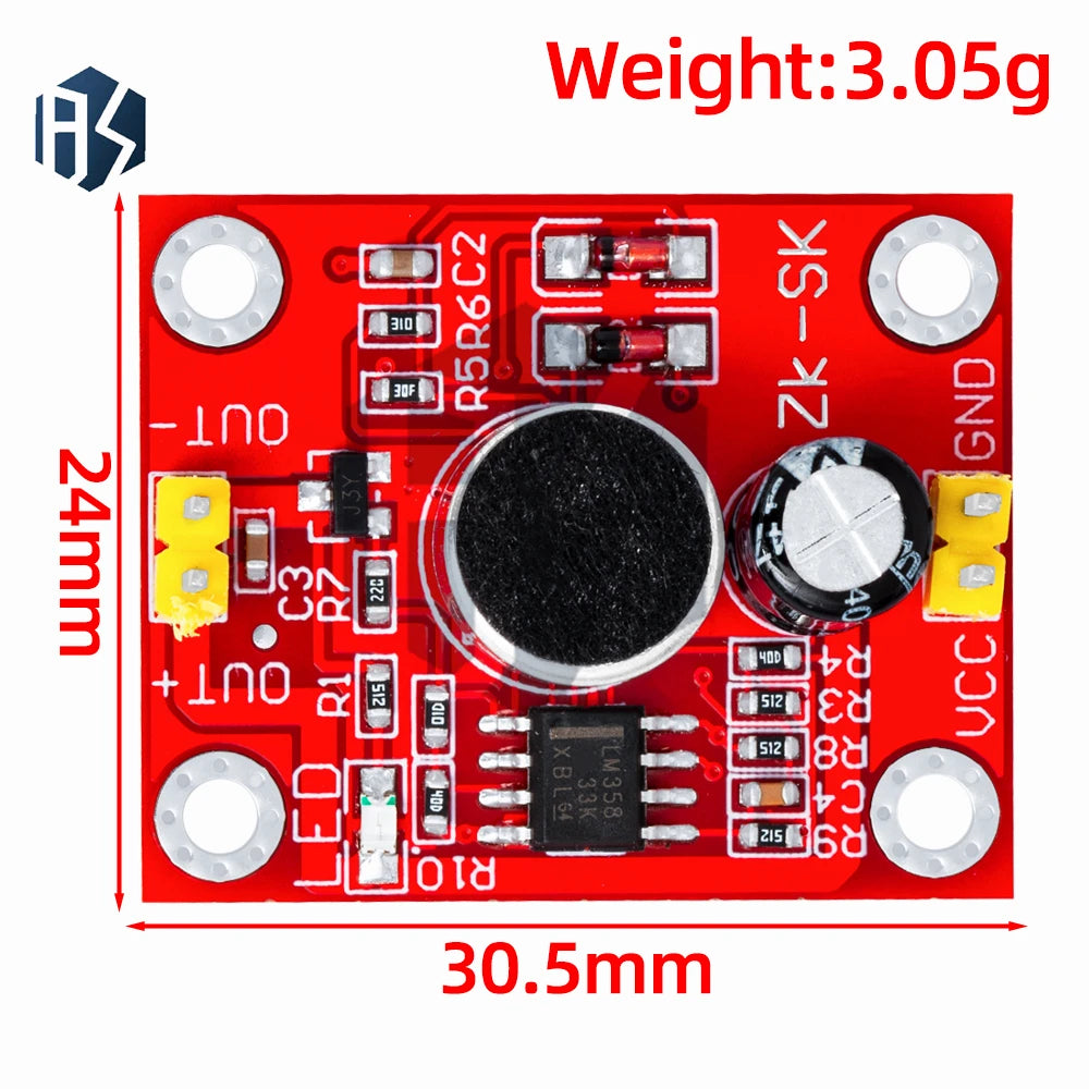 Voice Control Delay Switch Module Sound Activated DC 3-9V Light Zpaxo