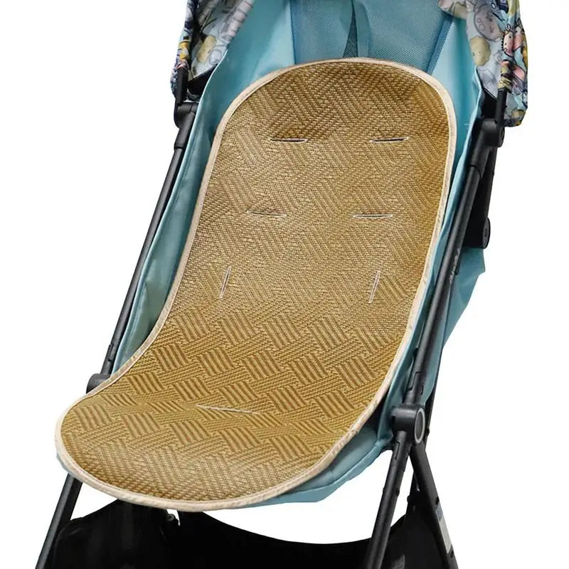Baby Stroller Liner Baby Car Seat Cooling Cushion Rattan Seat Pad Infant Child Cart Mat Kids Carriage Pram Stroller Accessories Zpaxo CN