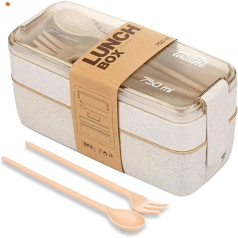Safe Lunch Food Container Kids Bento Box Leakproof Containers Cute