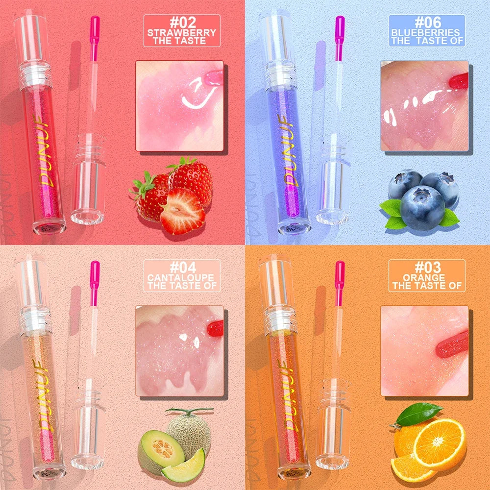 Fruit Color-changing Lip Gloss Long Lasting Nouritious Shine