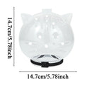 Cat Bubble Muzzle Breathable Sturdy Muzzle Mask Cat Head Cover Space Hood Protective Helmet Anti-bite Pet Grooming Supplies Zpaxo L