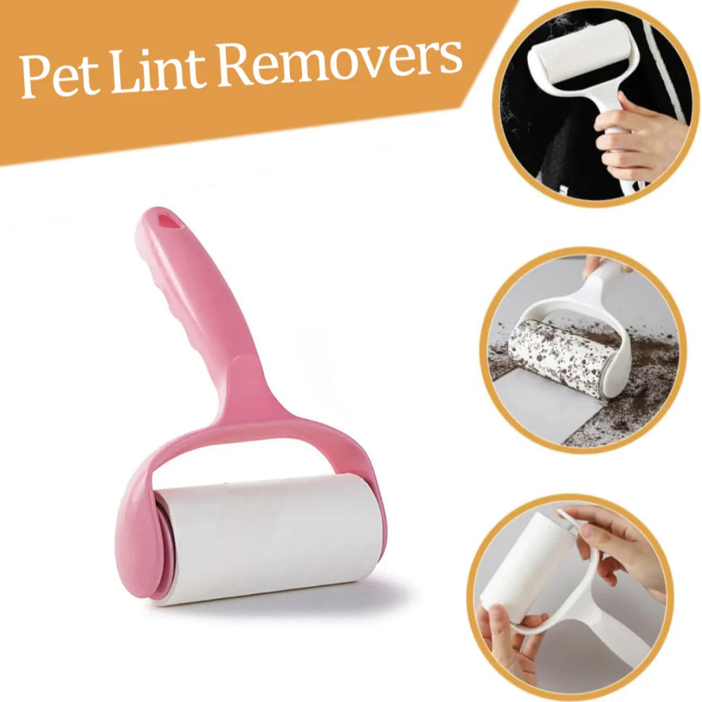 Sticky Fluff Roller Brush, Removes Pet Hair and Clothing Dust, Reusable Roller Type Hair Sticking Tool Zpaxo