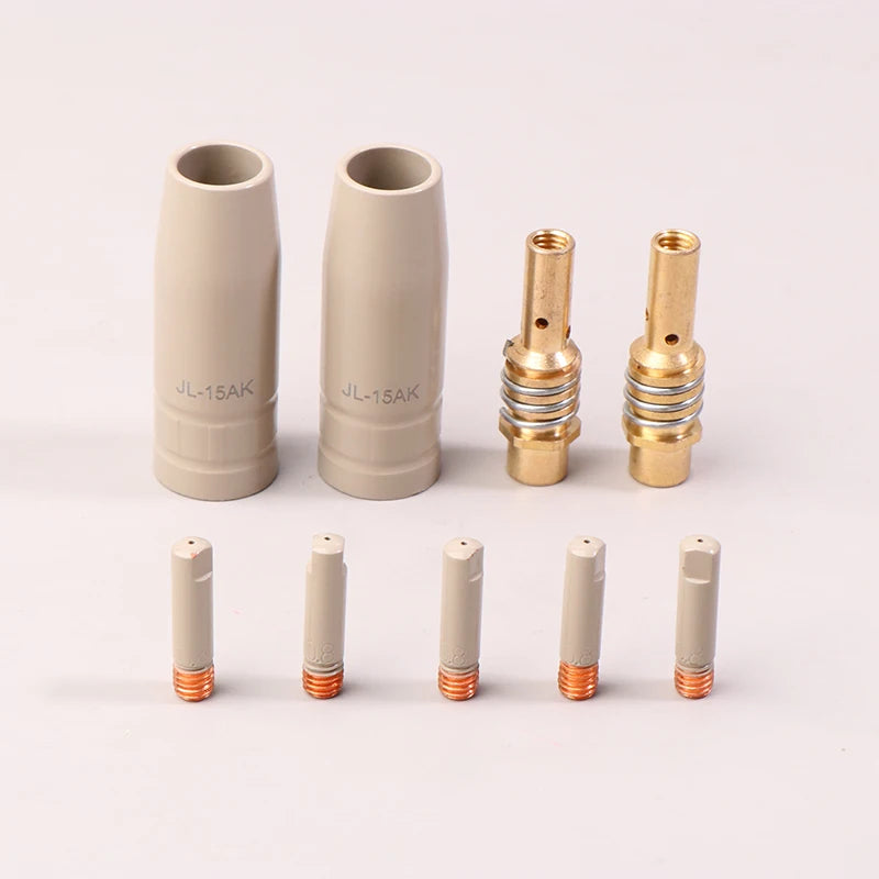 0 8 1 MIG Torch Gas Nozzle Tip Holder Protection Parts 15AK Welding Zpaxo 0.8MM