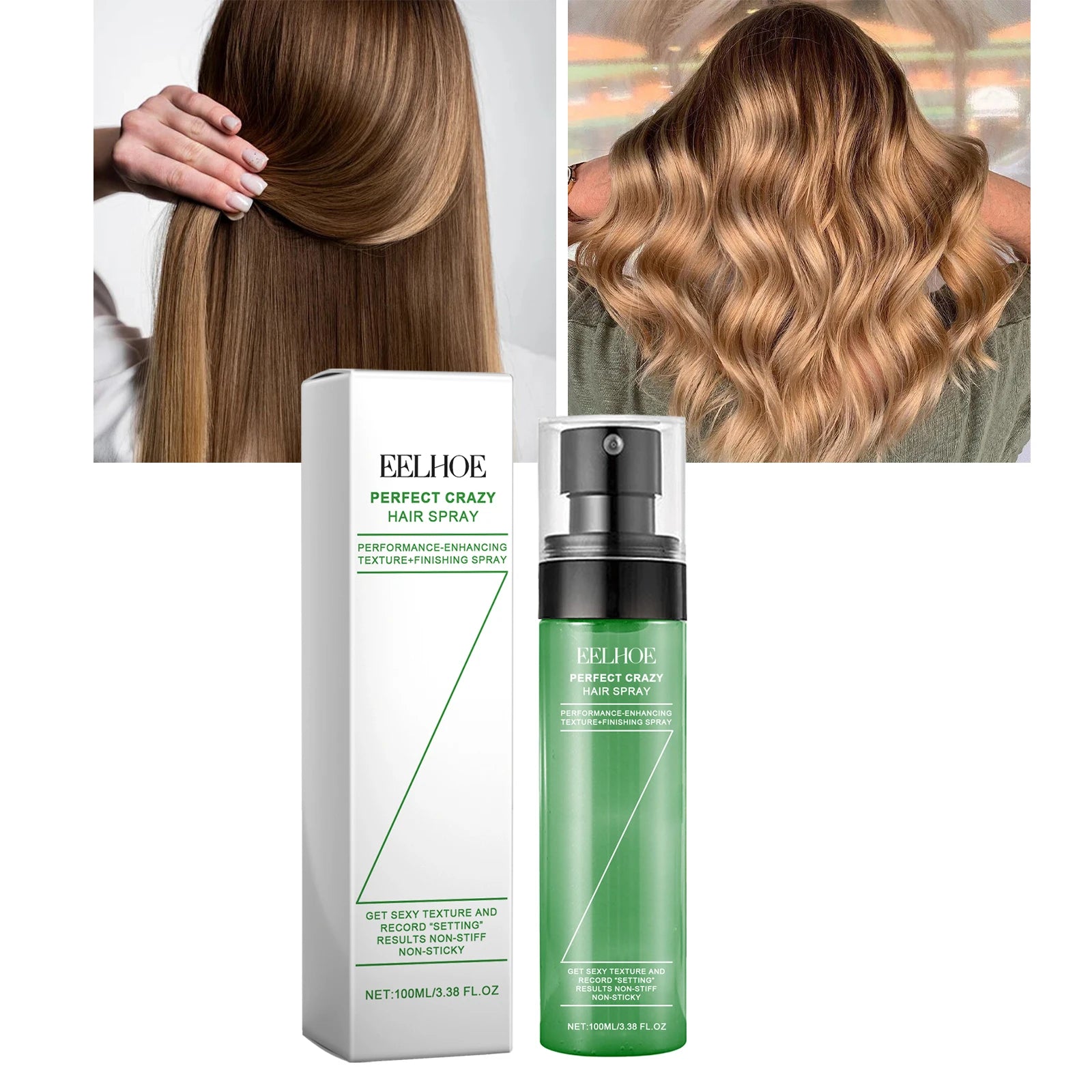 Hair Spray Adds Instant Volume Texture Thickness Light Hold Great for Men and Women Suitable for All Hair Types Zpaxo 100ml