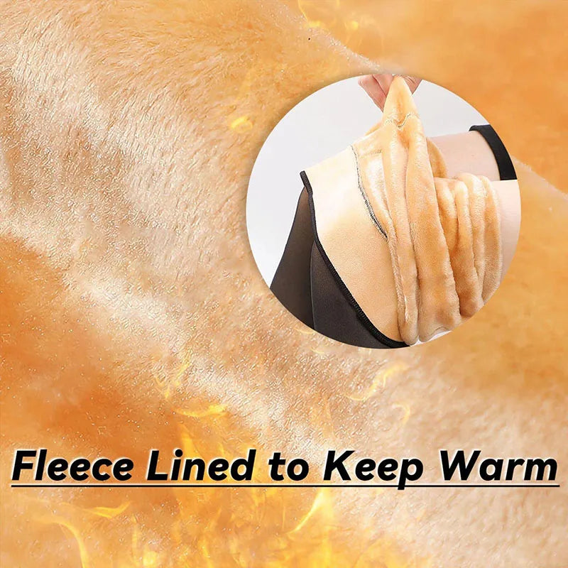 Winter Woman Pantyhose Translucent Wool Sock Pants Winter Stocking Fleece Lined Tights Thermal Pants Legging Fake Pantyhose 2022 Zpaxo