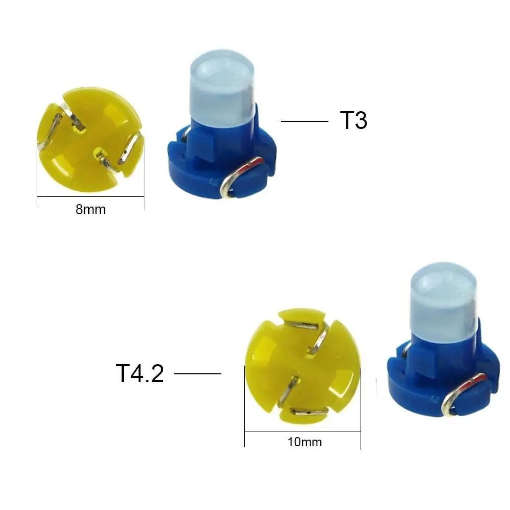 COB Light Dashboard Light Wedge Light Central Control Lamp Dashboard Indicator Lights Car LED Lights Instrument Panel Lights Zpaxo