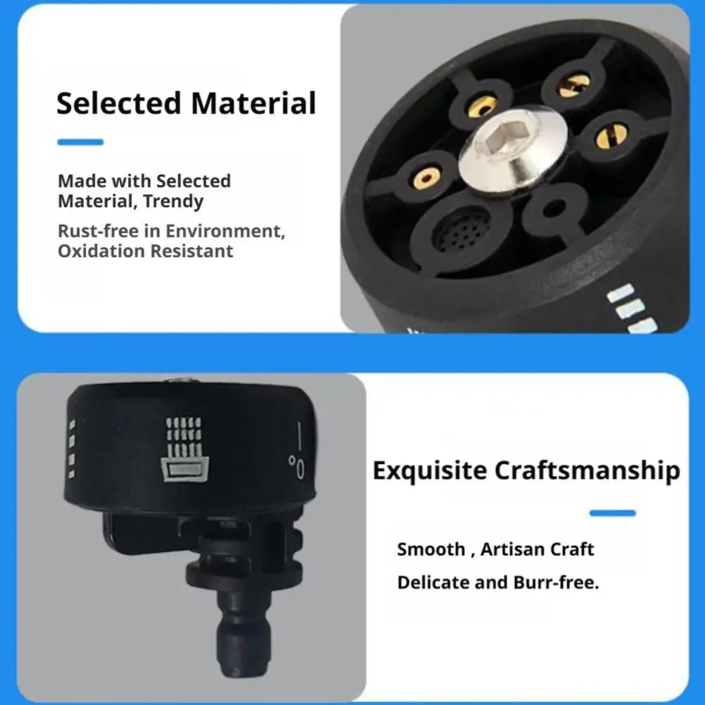 6-in-1 Pressure Washer Nozzle 1/4" Quick Connect 3000 PSI Pressure Washer Nozzle Zpaxo