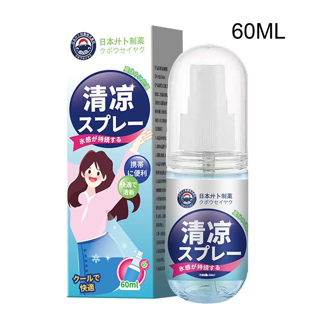 Cooling Spray Body Refreshing Cool Mist Natural Supplies Weather Heat