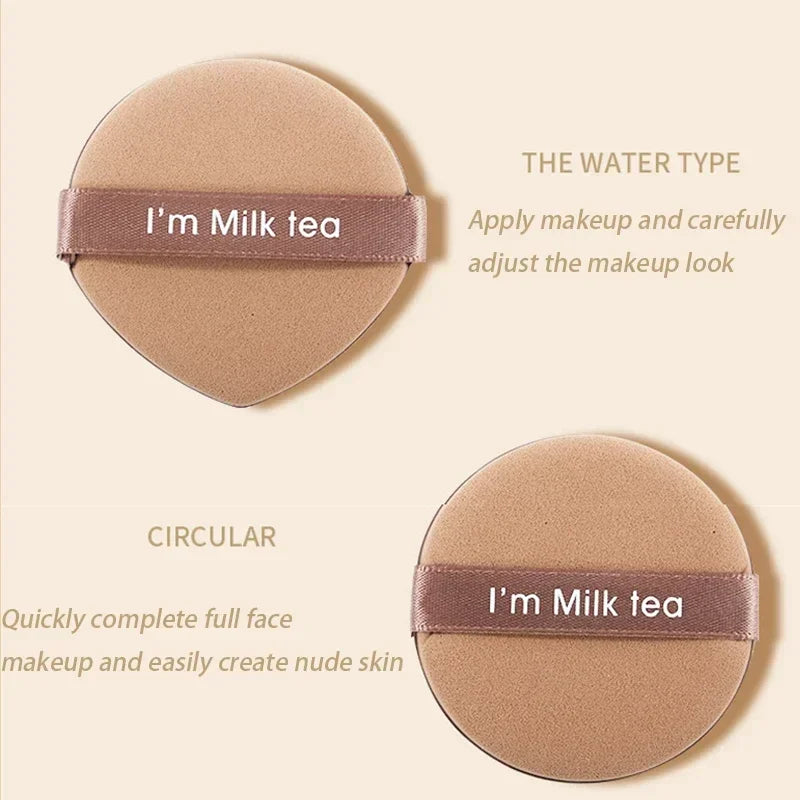 Velvet Air Cushion Puff Wet Dry Reusable Sponge Liquid Foundation