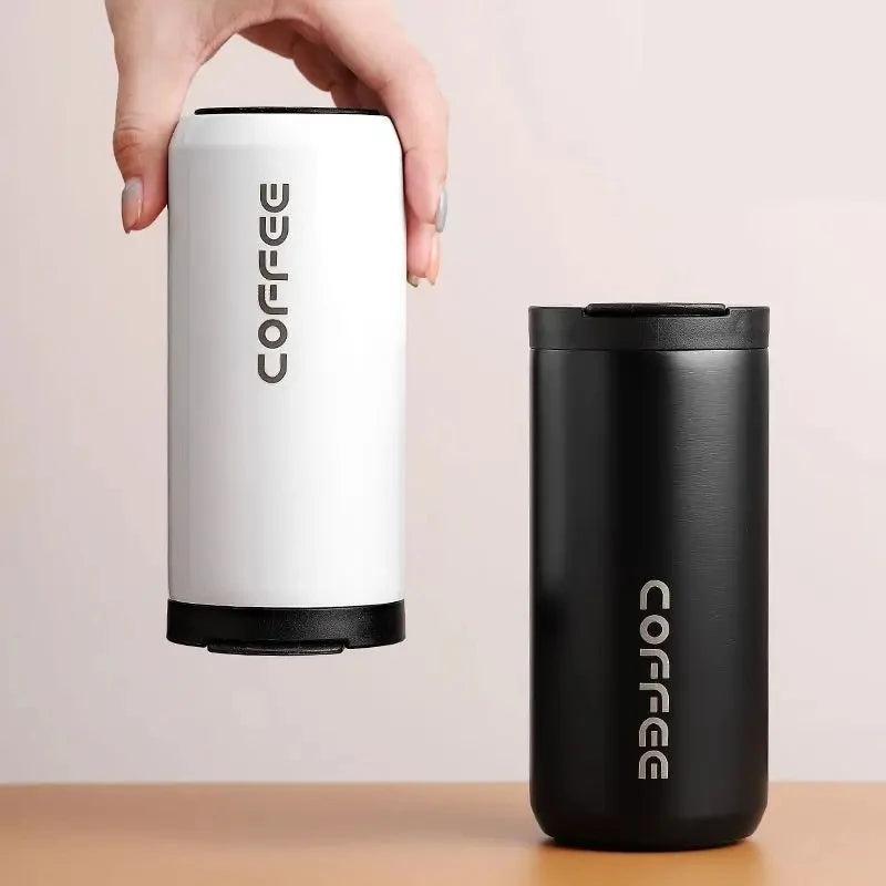 400ML Stainless Steel Coffee Thermos Bottle Thermal Mug Leakproof Car Vacuum Flasks Coffee Cup Travel Portable Insulated Bottles Zpaxo