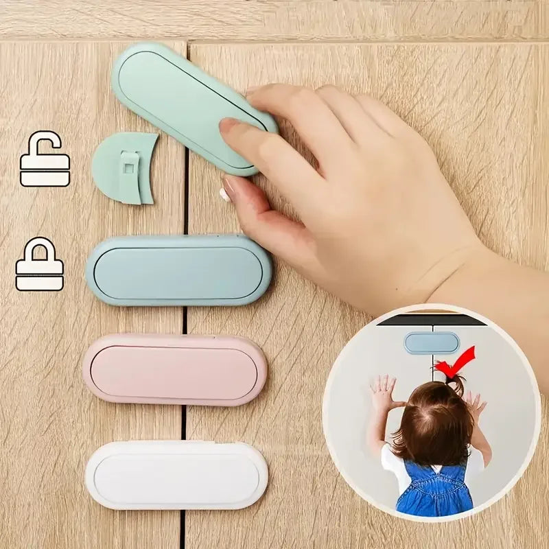 3-piece child safety drawer lock invisible magnetic cabinet lock to prevent baby from opening the cabinet door lock for refriger Zpaxo