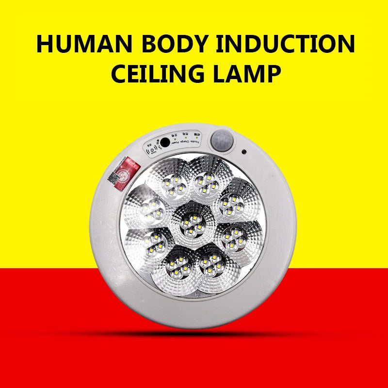 PIR Radar LED Emergency Ceiling Light – Rechargeable 7W/11W