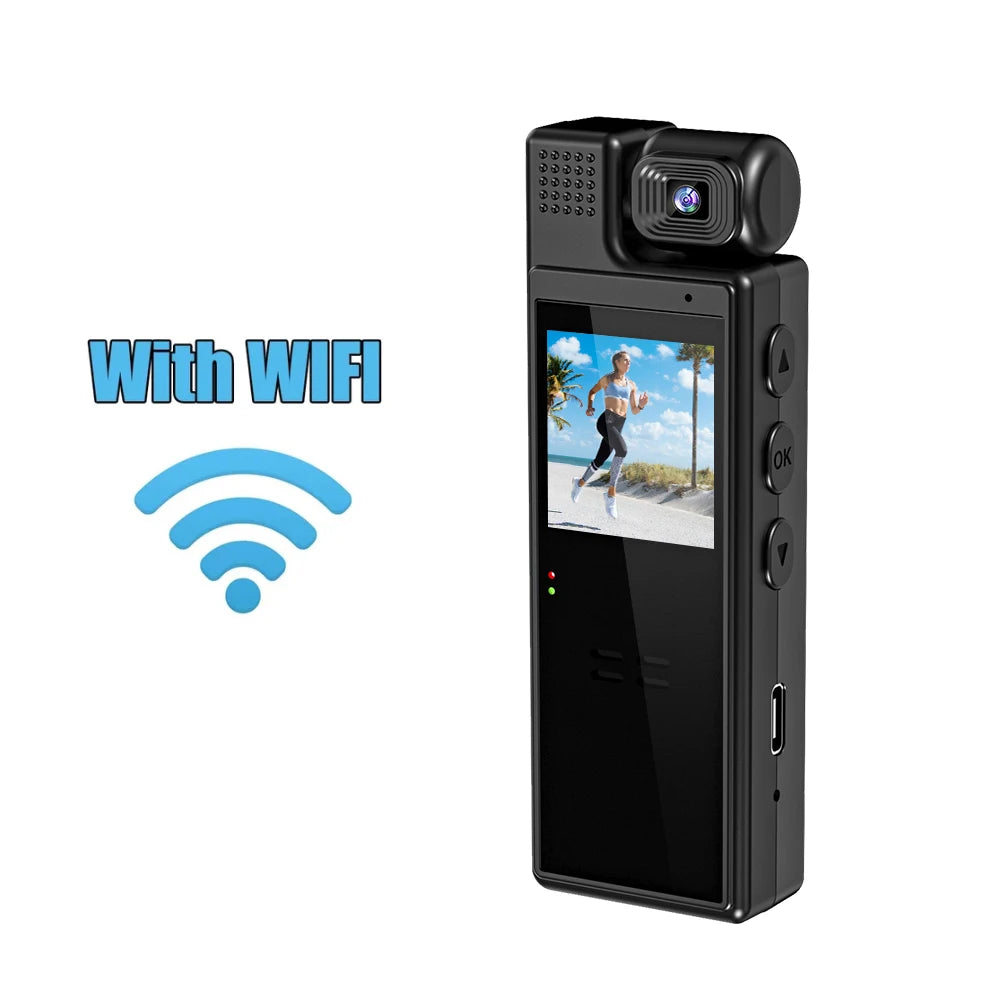 Mini Camera 1080P Wifi Screen Portable Digital Video Recorder Bodycam