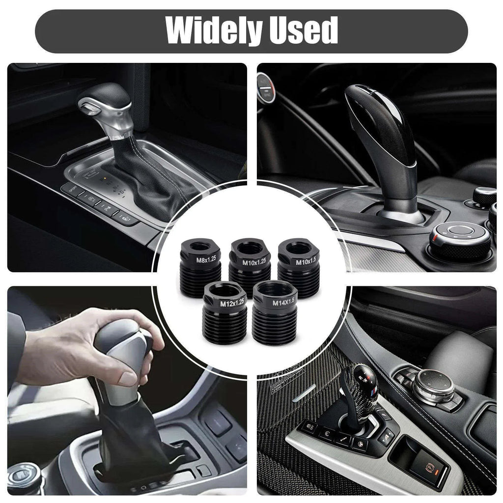 Aluminum Alloy Gear Shift Knob Adapter M8x1 25 M10x1 5 M12x1 M14x1