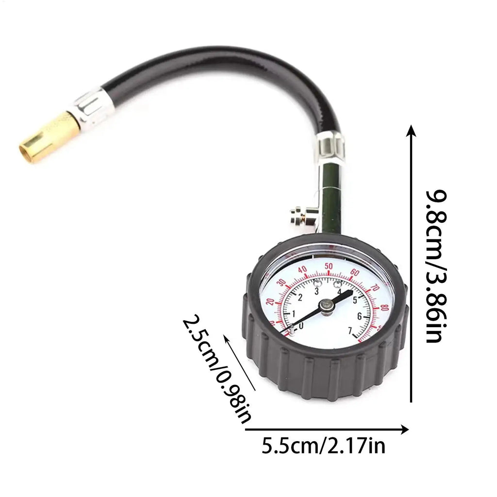 Car Tire Pressure Gauge Accurate Tire Air Pressure Tester Tool with Deflator Vehicle Tire Gauges for Cars Pickups Motorcycles Zpaxo
