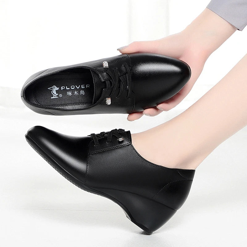 Mom Shoes Soft Sole Comfortable Singles Middle-aged Flat Elderly Zpaxo
