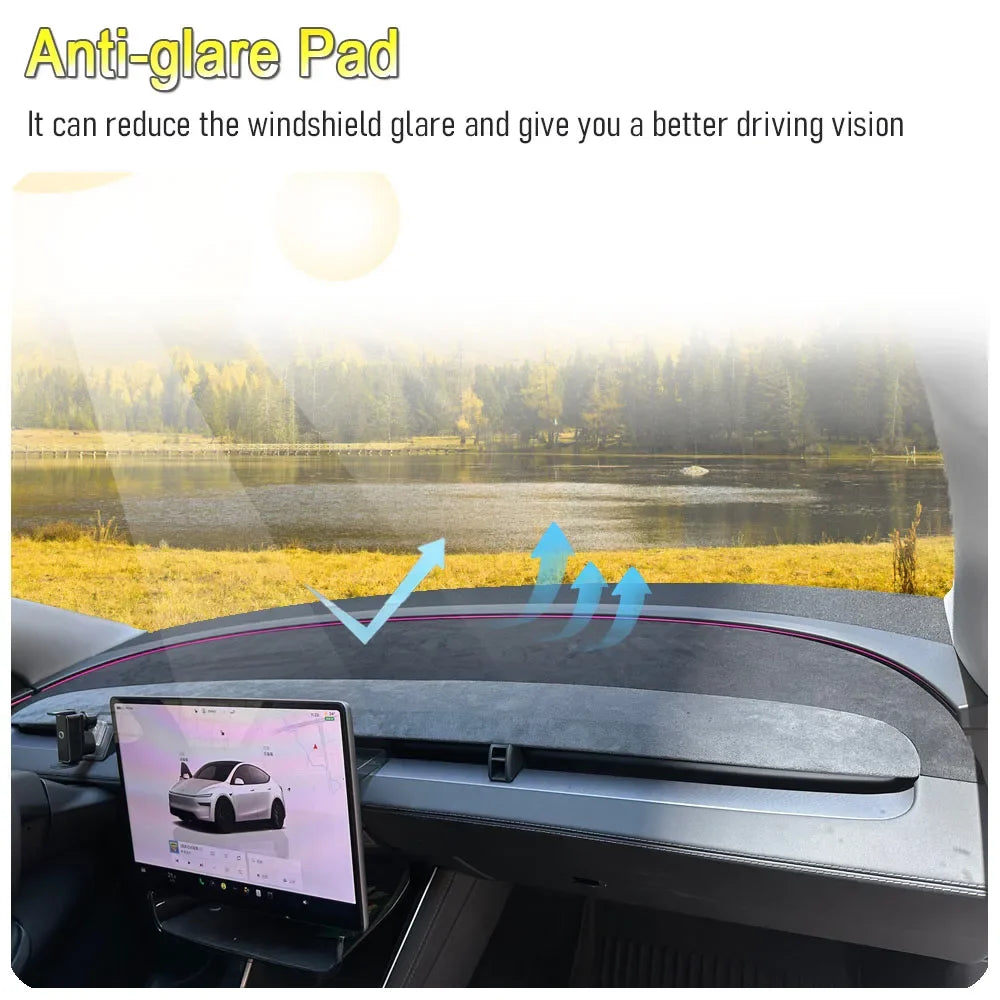 Car Juniper 2026 2025 Center Console Cover Pad Suede Anti-scratch Zpaxo