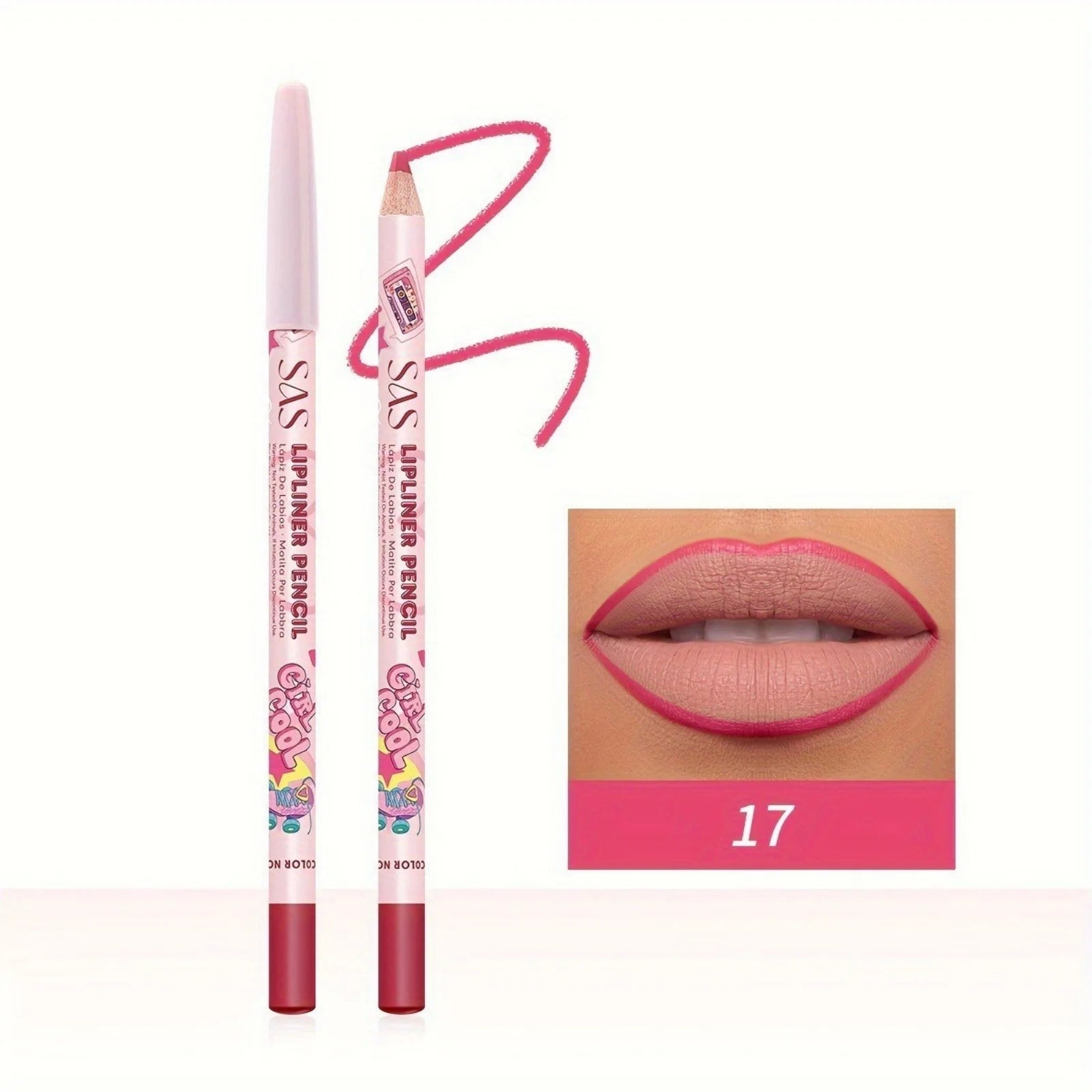 Matte Lipliner Waterproof Moisturizing Long-lasting Non-stick