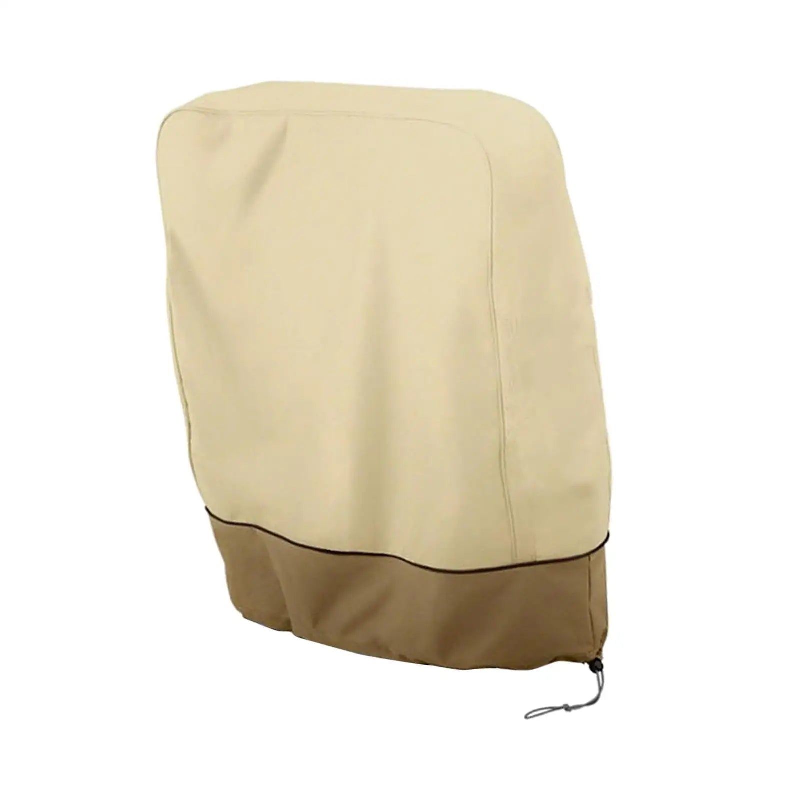 Folding Chair Cover Anti Gravity Chair Cover Sun Protection Waterproof Patio Chair Cover for Lawn Outdoor Home Garage Yard Zpaxo Beige Brown