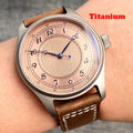 Titanium 39mm Tandorio 20ATM Dive Miyota NH35 PT Automatic Mechanical Watch Men Sapphire Leisure Wristwatch Waterproof Watches Zpaxo titanium A-sterile Miyota 8215