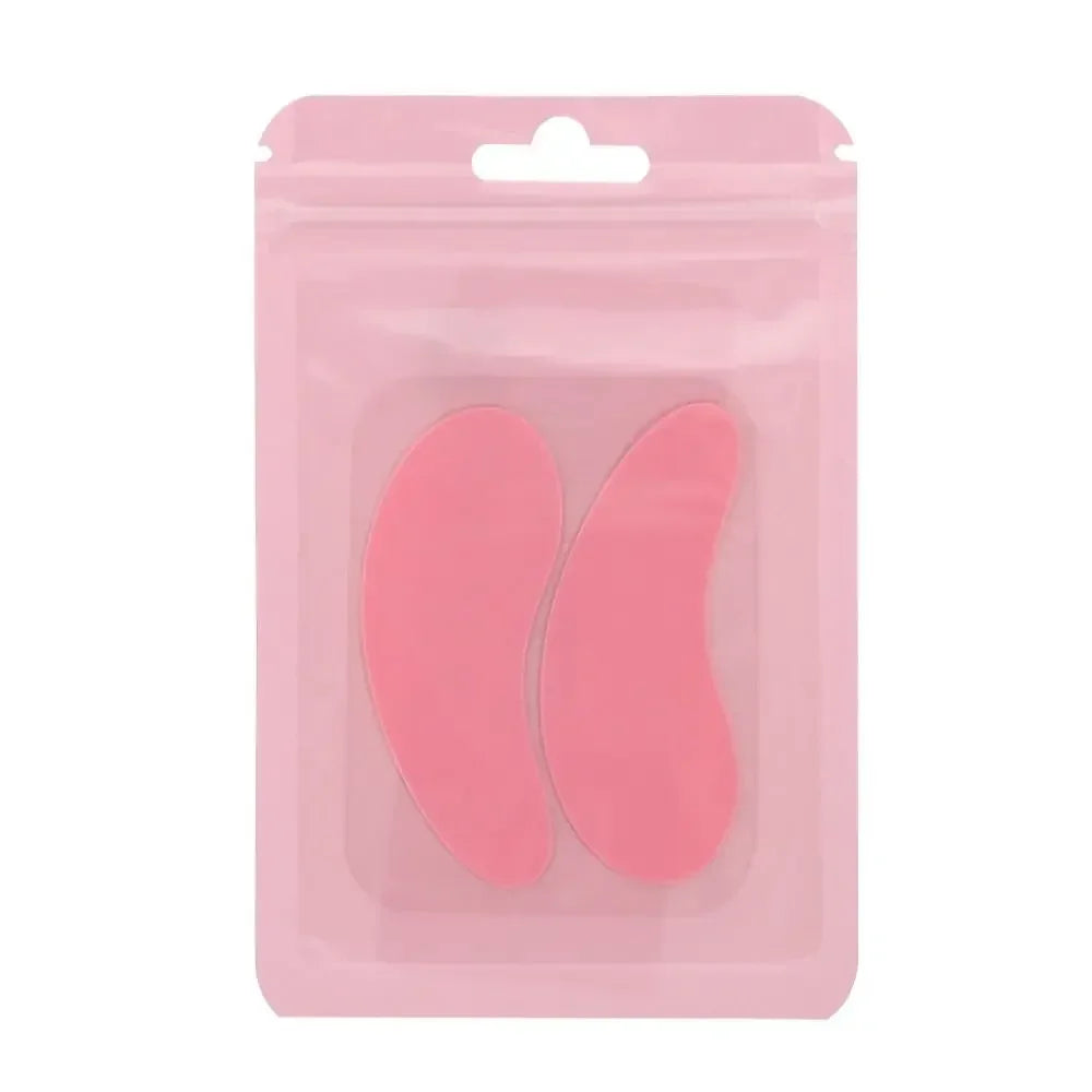 1Pair Reusable Eyelash Perm Silicone Eye Pads Lash Extension Under Eye Patches Sticky Eyelash Extension Patch Makeup Tools Zpaxo I01-1pair