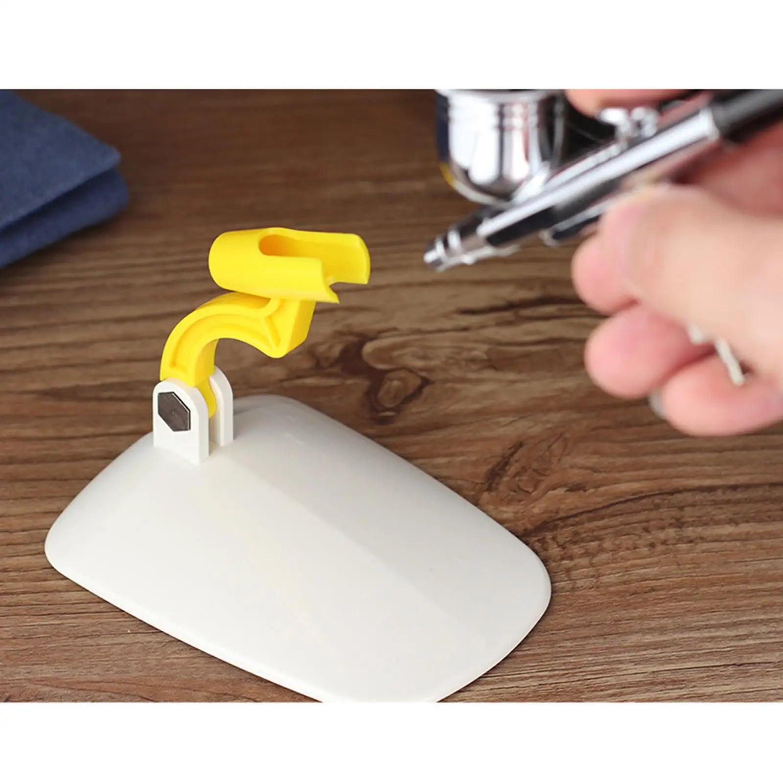 Adjustable Angle Airbrush Grip Stand Lightweight Plastic Tools Zpaxo Multicolor