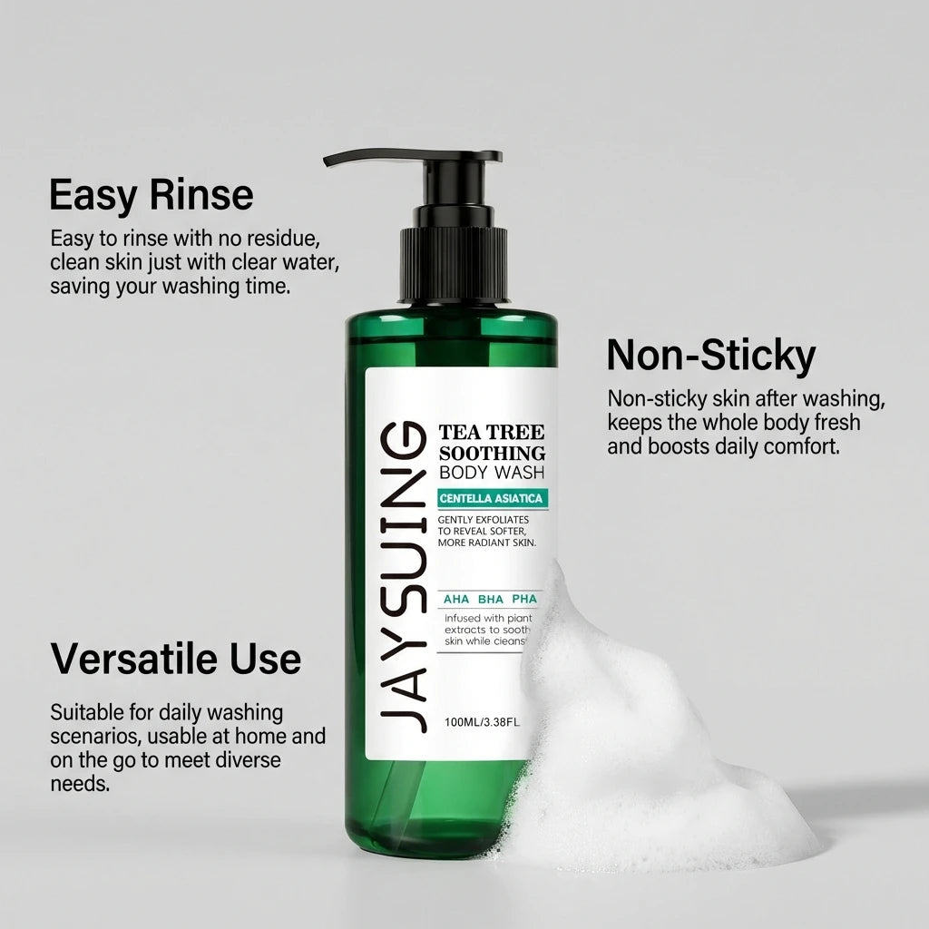 Centella Tea Tree Body Wash – Soothe & Repair Skin Barrier Body Wash Shower Gel Zpaxo