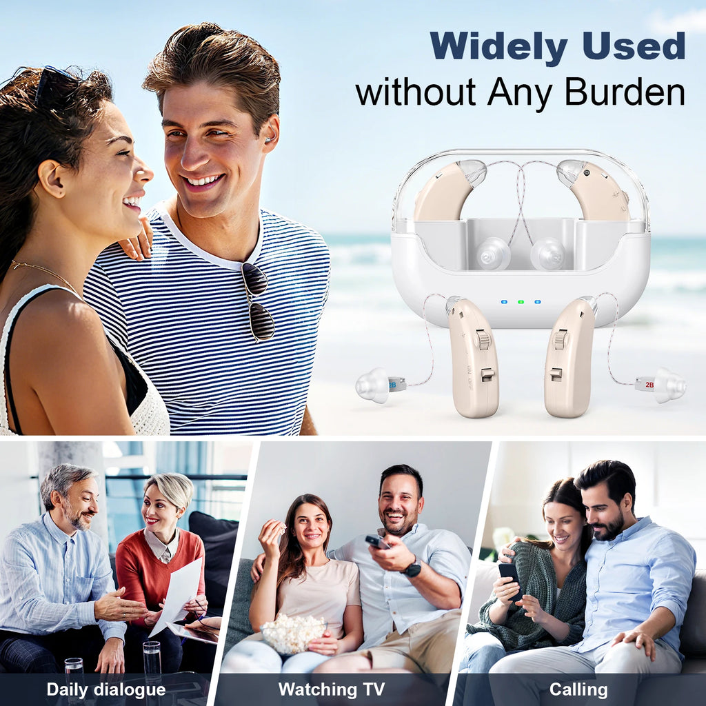 Hearing Earbuds Amplifiers Smart Noise Cancellation Volume