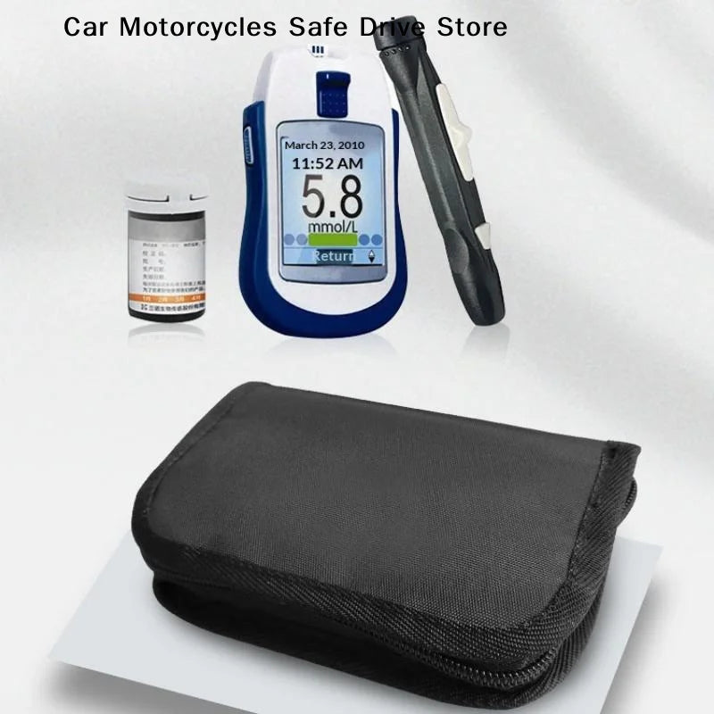 M1pc Glucose Monitor Pouch Eva Blood Meter Storage Bag Glucometer
