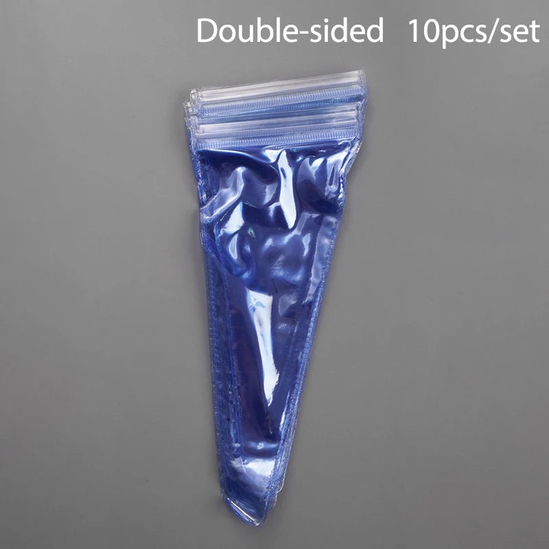 CM10Pcs Hair Scissors Sleeves PVC Packaging Bag After Sharpening