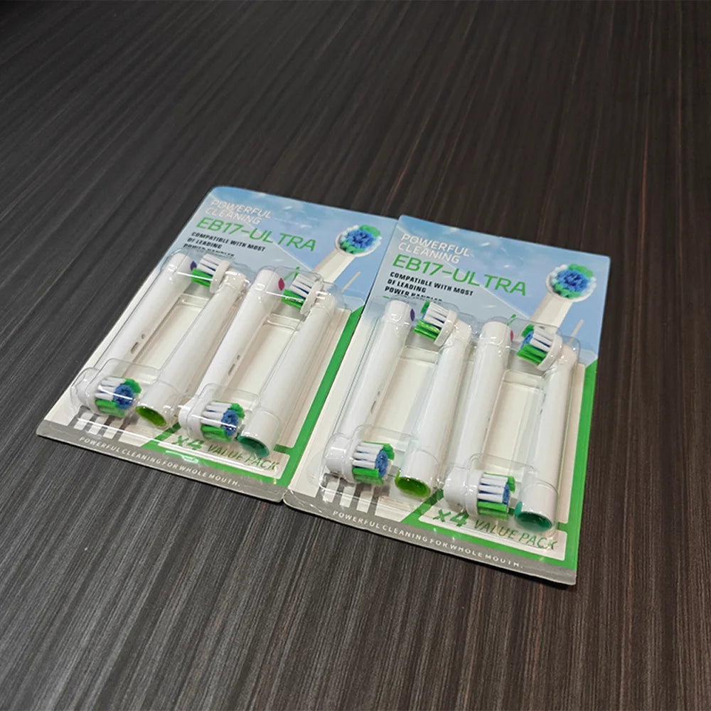 Wholesale 4 8 Lot Electric Toothbrush Head Oral B 6000 Sensitive Zpaxo EB17ULTRA-8pcs