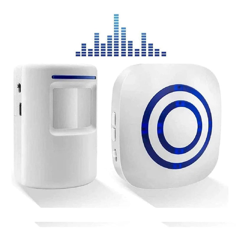 Motion Detector Sensor SiegenPro Driveway Alarm Wireless Indoor Outdoor Weatherproof Home Security Business Motion Sensor Alarm Zpaxo