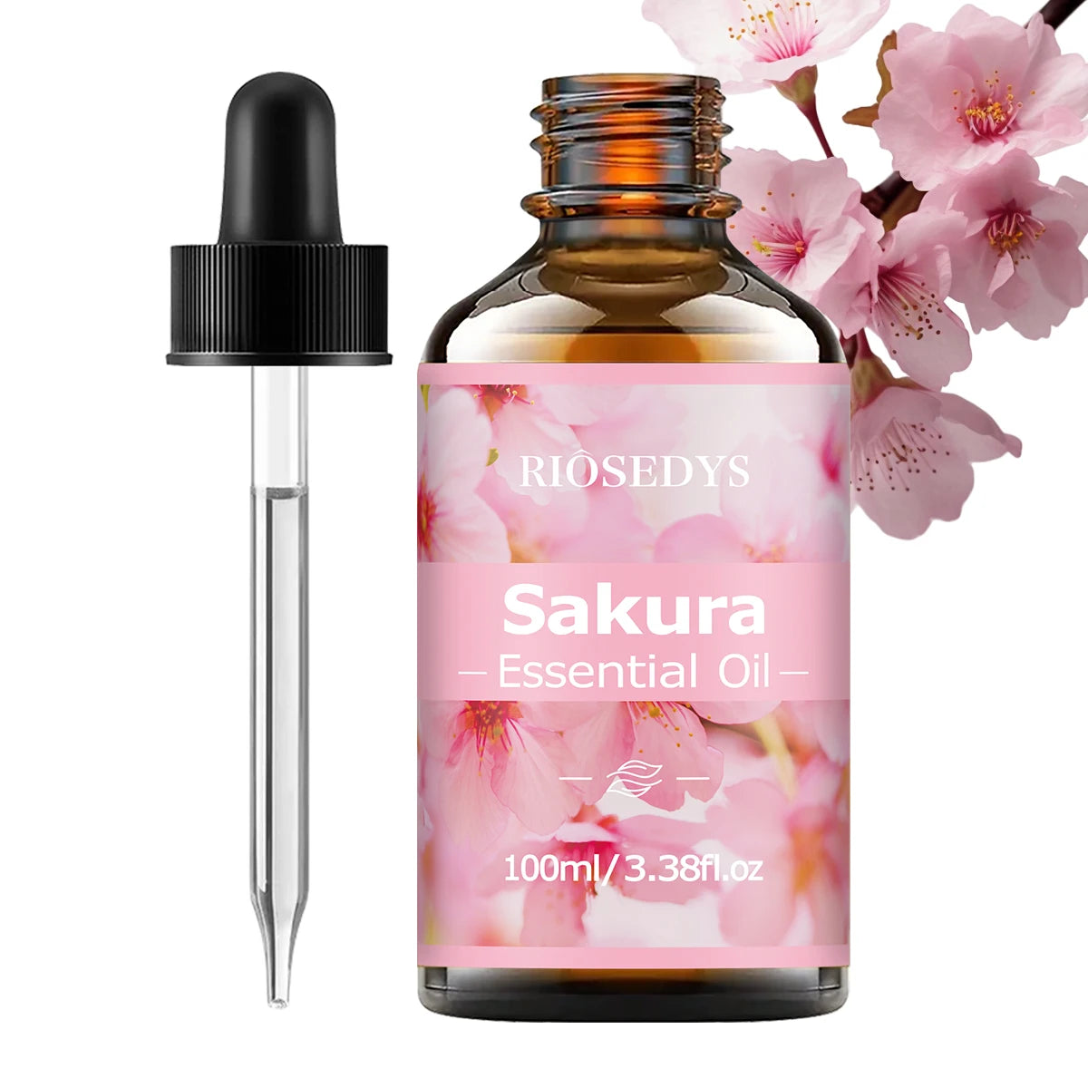 SAKURA ESSENTIAL OIL Moisturizing Nourishing Massage Suitable Zpaxo 100ml SAKURA Other