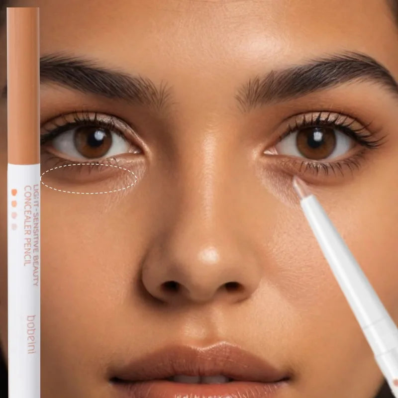 1PC Cover Dark Circles, Tear Trough Concealer Pencil, Matte, Glides on Easily, Highlighter Pencil for Natural Eye Makeup Zpaxo