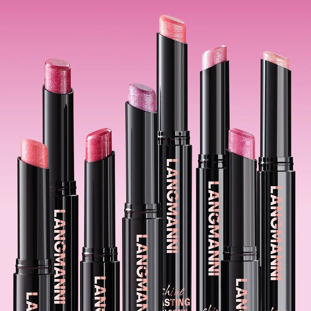 10Color Diamond Glitter Velvet Lipstick Long Lasting Moisturizing