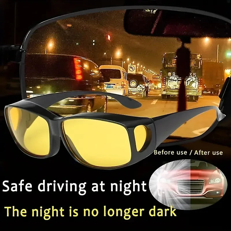 Night Vision Sunglasses Car Driving Glasses Driver Goggles Unisex Sun