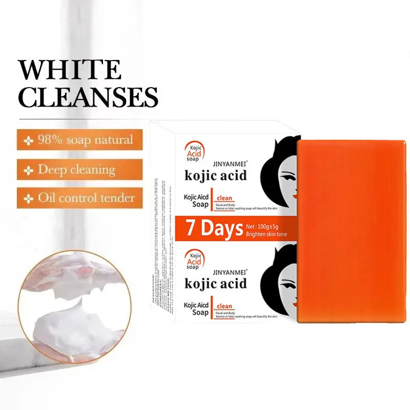 SADOER Kojic Acid Whitening Soap – Brighten & Deep Cleanse Kojic Acid Soap Zpaxo