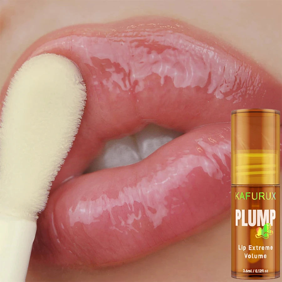 Ginger Lip Balm Turmeric Plumper Oil Radiant Fuller Lips Smoother
