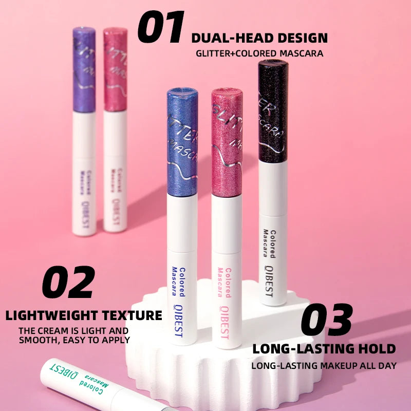 1 Shiny Mascara Light Texture Smooth Application Lasting Luster