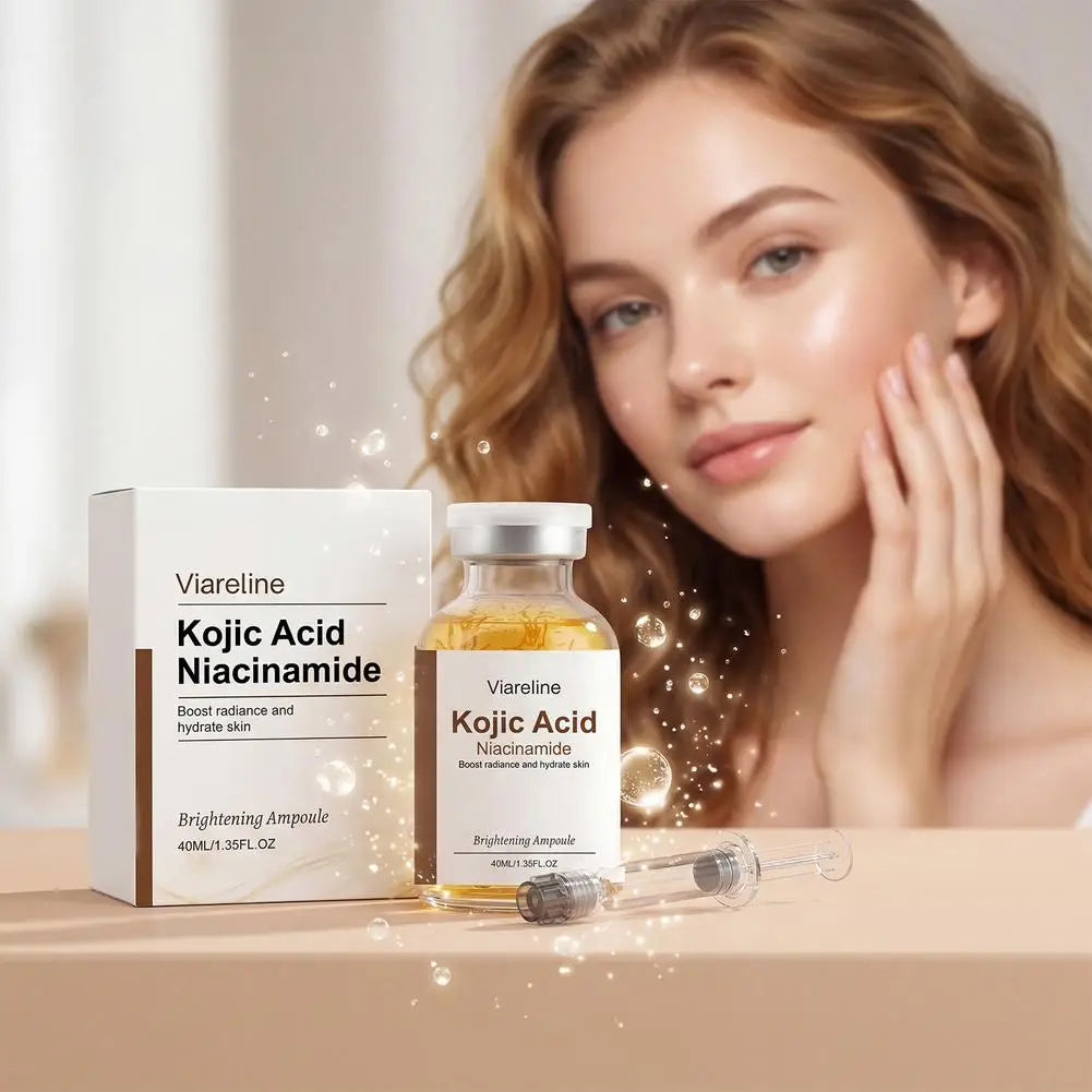 Korean Skin Care Ampoule Kojic Acid Niacinamide Face Serum Deep Moisturizing Hydrating Nourishing Brightening Essence Zpaxo