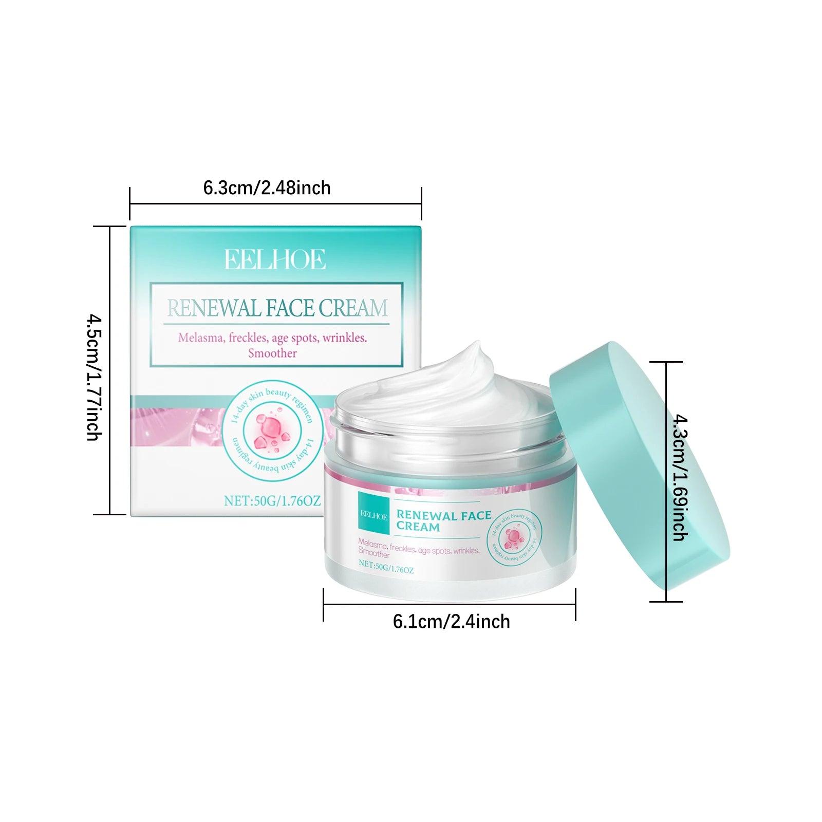 Eelhoe Collagen Firming Cream – Reduce Dark Spots & Brighten Firming Face Cream Zpaxo