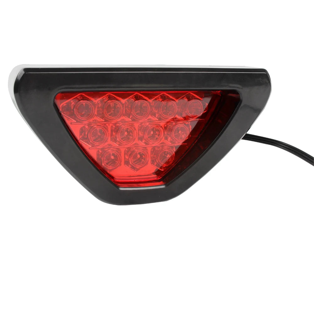 Warning Light Triangle LED Flash Bulbs Tail Red Fog Lamp Car Brake