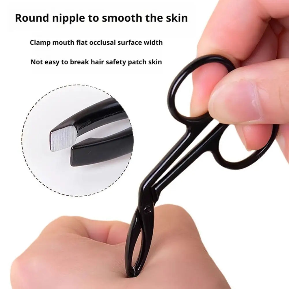 Stainless Steel Precision Eyebrow Tweezers | Makeup Beauty Tool Eyebrow Tweezers Zpaxo